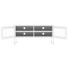 TV Stand White 41.3"x13.8"x19.7" Steel