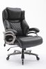 Big and Tall 400lbs Office Chair- Adjustable Lumbar Support Quiet Rubber Wheels Heavy Duty Metal Base, High Back Large Executive Computer Desk Chair,