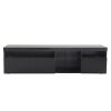 Modern Design TV Stands for TVs up to 80'', LED Light Entertainment Center, Media Console with Multi-Functional Storage, TV cabinet for Living room,Be