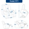 EMON'S Large Power Lift Recliner Chair with Massage and Heat for Elderly, Overstuffed Wide Recliners, Heavy Duty Motion Mechanism with USB and Type C