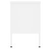 TV Stand White 41.3"x13.8"x19.7" Steel