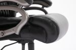 Big and Tall 400lbs Office Chair- Adjustable Lumbar Support Quiet Rubber Wheels Heavy Duty Metal Base, High Back Large Executive Computer Desk Chair,