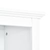 [VIDEO provided] ON-TREND Minimalism Entertainment Wall Unit with Bridge, Modern TV Console Table for TVs Up to 70", Multifunctional TV Stand with Tem