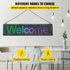VEVOR LED Scrolling Sign, 40" x 9" WiFi & USB Control, Full Color P6 Programmable Display, Indoor High Resolution Message Board, High Brightness Elect