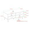 Modern Hairpin-Leg Coffee Table ‚Äì Slate Grey