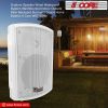 5 Core 400W MAX 5.25 - Inch in-Wall/in-Ceiling 2 Pieces Stereo Speakers Outdoor Speaker 2 Way Slim Wired Waterproof System Indoor Patio Backyard Surro