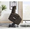 Liyasi Electric Power Lift Recliner Chair Sofa with Massage and Heat for Elderly, 3 Positions, 2 Side Pockets and Cup Holders, USB Ports, High-end qua